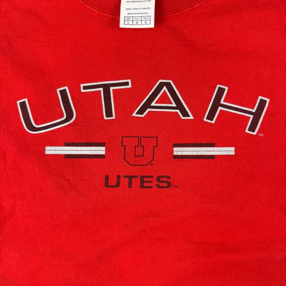 Vintage Soffes University Of Utah Utes Shirt Size Large - Picture 3 of 9